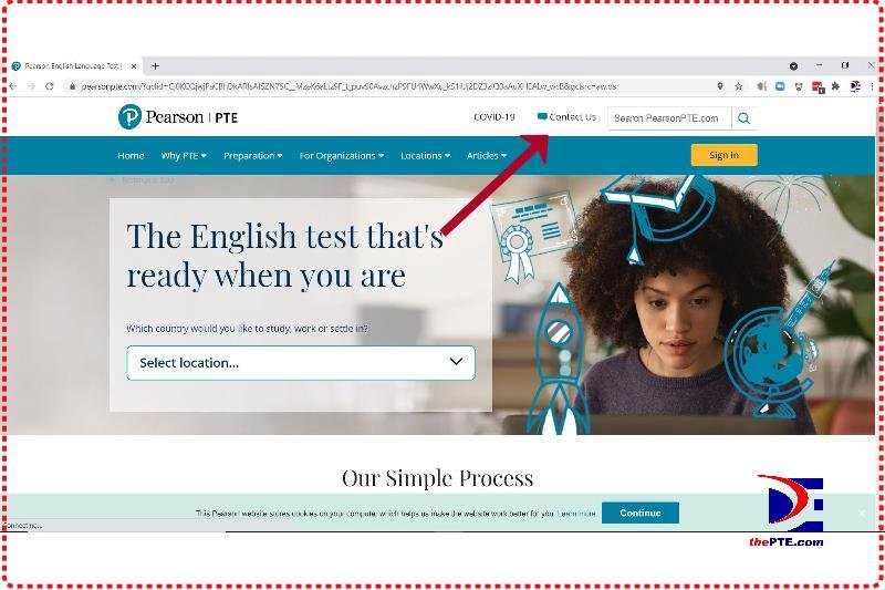 How do I contact Pearson PTE? - thePTE
